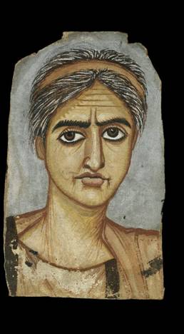 A  Woman, er Rubayat, AD 300-325 (London, British Museum, GRA 1890.9-20.1)